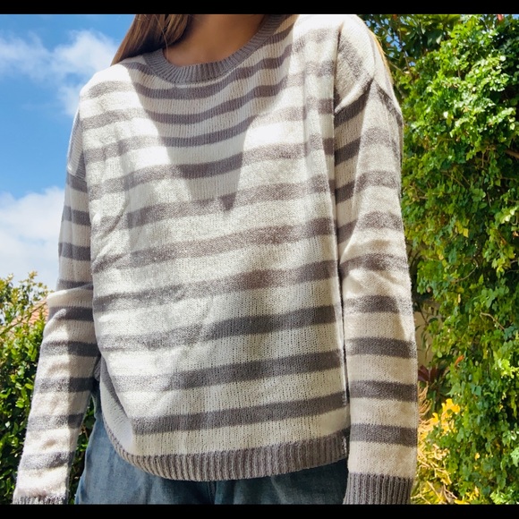 grey striped sweater - Picture 1 of 1